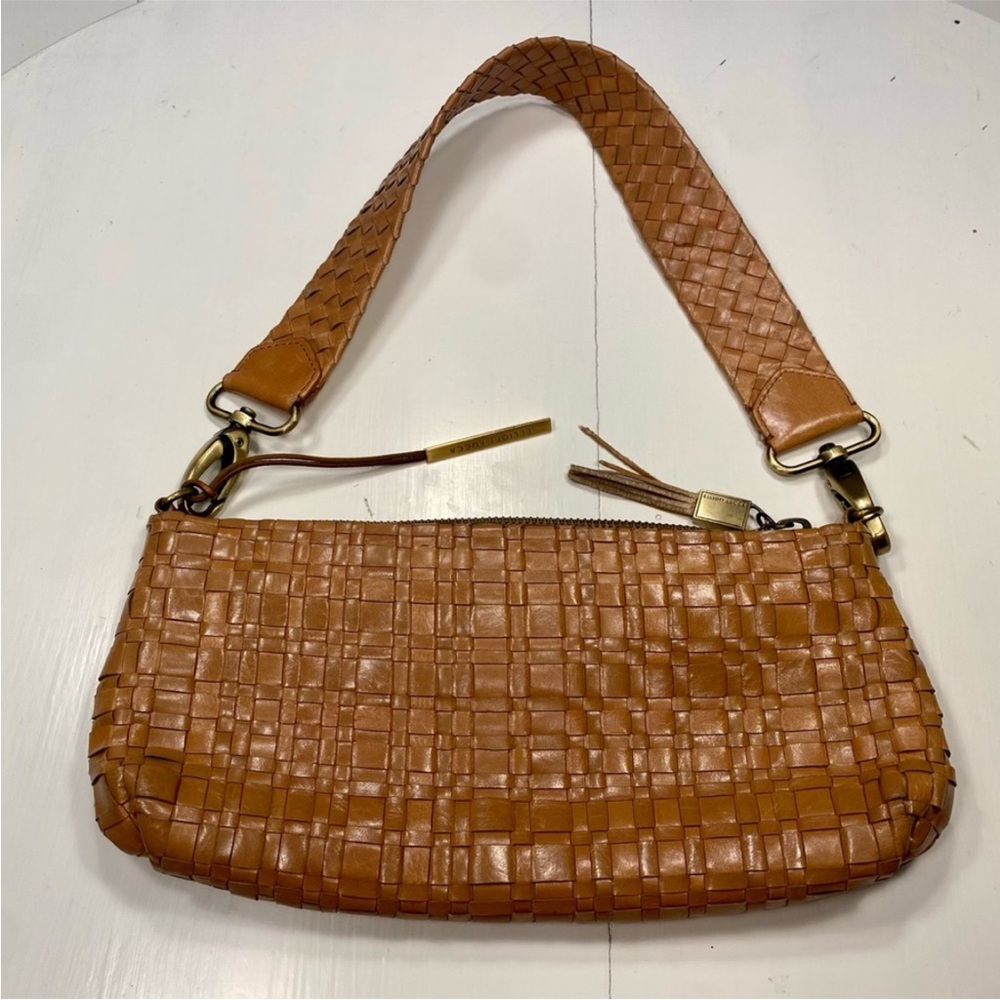 Elliot Lucca small leather woven purse